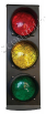 Forgalomirányító jelzőlámpa piros,sárga,zöld, AC230V, SEM3GRV, 525x160mm, átm:120mm